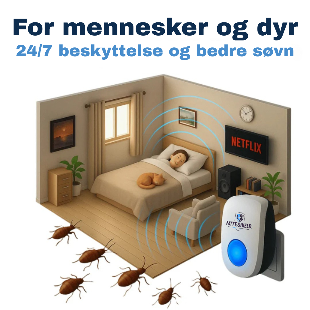 MiteShield™ - Stop kløe og nysen – sov uden mider!