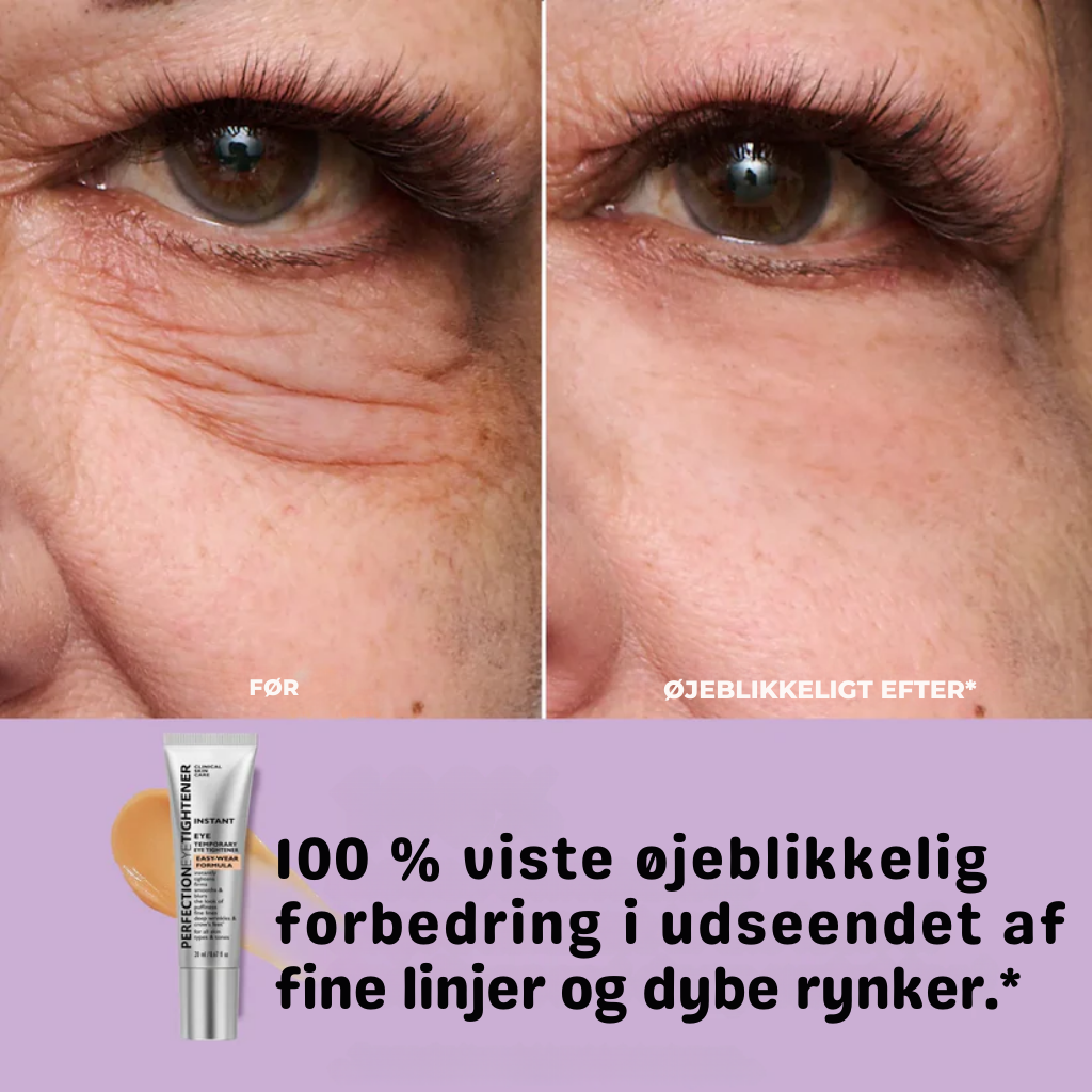 TrueGlow™ | Øjeblikkelig øjenstrammer for et løftet, glat udseende