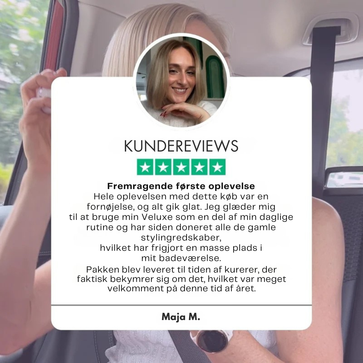 Veluxe™ GoBrush PRO - Sig farvel til dårlige hårdage med denne bærbare glattejernsbørste