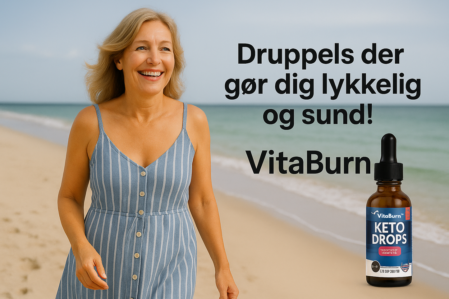 VitaBurn™ Keto Drops - Tab 5-7 kilo på bare 7 dage!