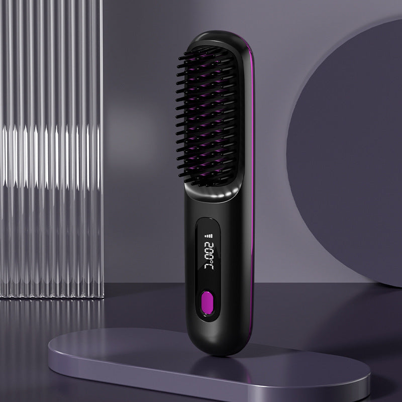 Veluxe™ GoBrush PRO - Sig farvel til dårlige hårdage med denne bærbare glattejernsbørste