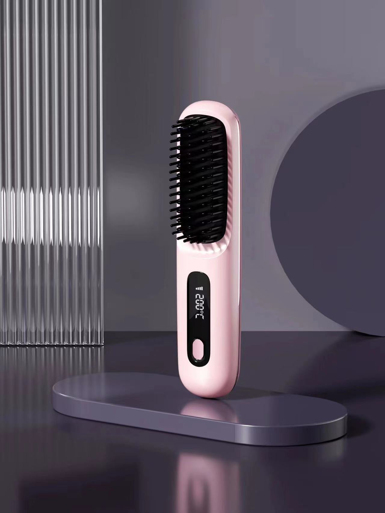 Veluxe™ GoBrush PRO - Sig farvel til dårlige hårdage med denne bærbare glattejernsbørste