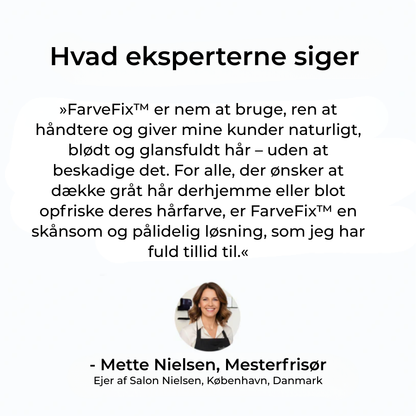 FarveFix™ - Den nemmeste måde at skjule gråt hår på naturlig vis