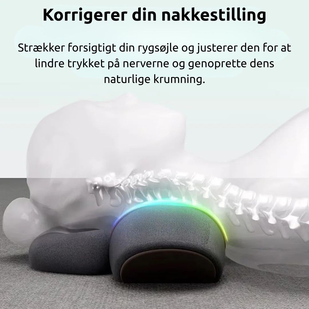 NeckPulse™ - Forebyg eller lindrer nakkesmerter på naturlig vis og korriger en foroverbøjet kropsholdning på kun 15 minutter om dagen