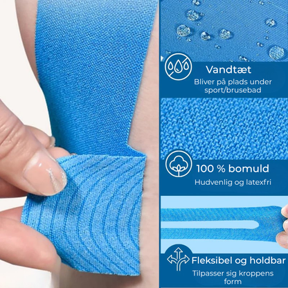 FlexTape™ - Fysioterapeut-testet knæstøtte på sekunder!