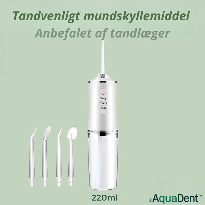 AquaDent™ - Effektiv tandtråd, der forhindrer plak, irritation og bakterier i tandkødet