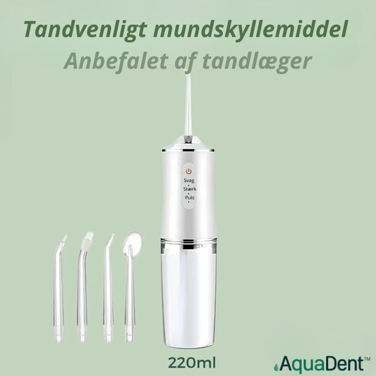 AquaDent™ - Effektiv tandtråd, der forhindrer plak, irritation og bakterier i tandkødet