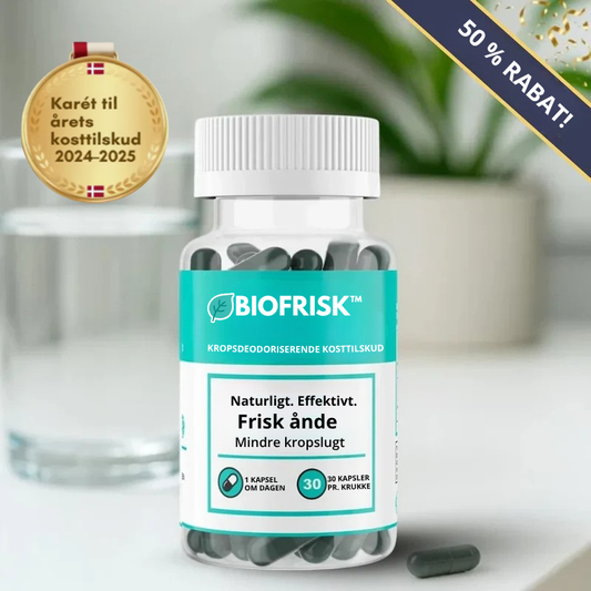 BioFrisk™ - Sig farvel til dårlig ånde og svedlugt
