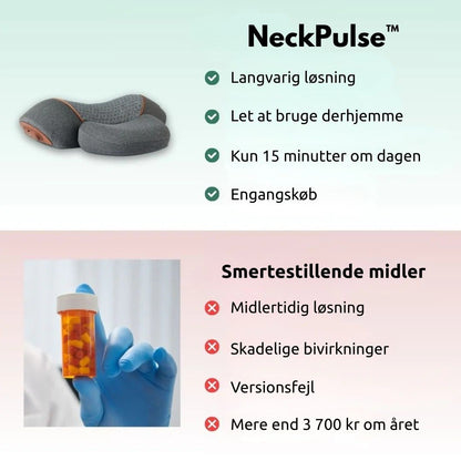 NeckPulse™ - Forebyg eller lindrer nakkesmerter på naturlig vis og korriger en foroverbøjet kropsholdning på kun 15 minutter om dagen