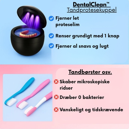 DentalClean™ - Til friske, rene og sikre tandproteser