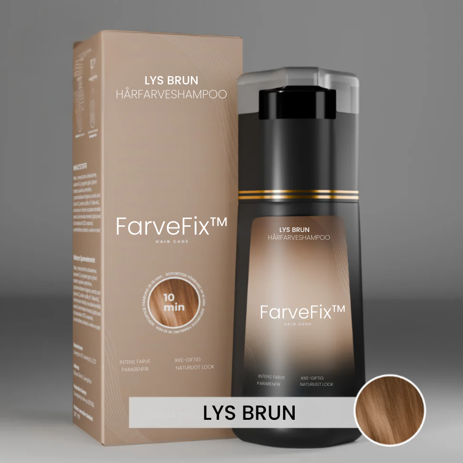 FarveFix™ - Den nemmeste måde at skjule gråt hår på naturlig vis
