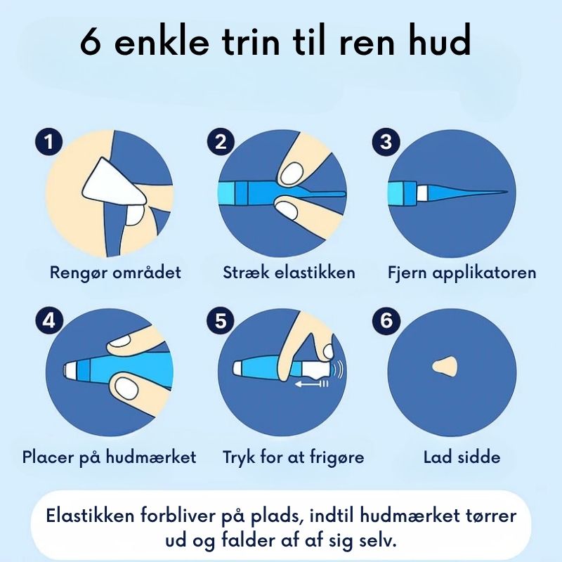 ClearTag™ - Ingen flere hudmærker