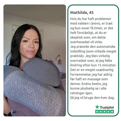 NeckPulse™ - Forebyg eller lindrer nakkesmerter på naturlig vis og korriger en foroverbøjet kropsholdning på kun 15 minutter om dagen
