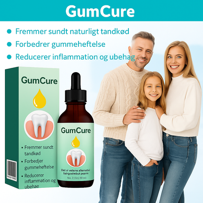 GumCure™ | Gendanner tilbagetrækket tandkød i 93 % af tilfældene inden for 4 dage!