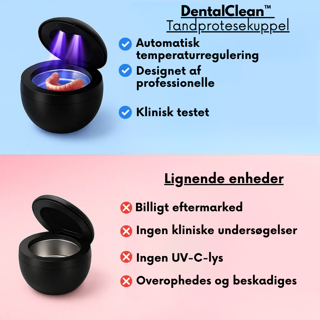 DentalClean™ - Til friske, rene og sikre tandproteser