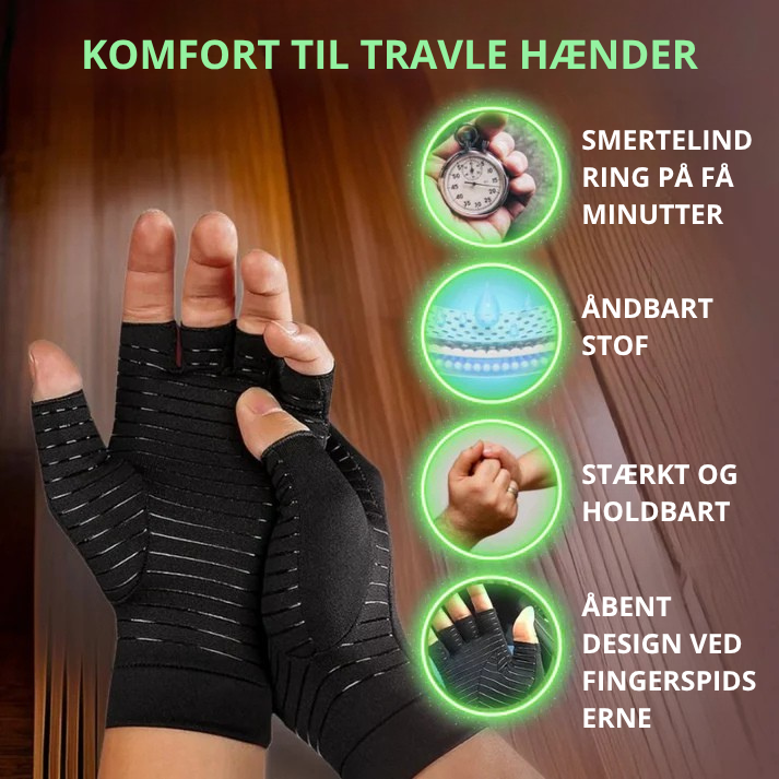 OrthoGlove™ - Terapeutiske handsker til smertelindring