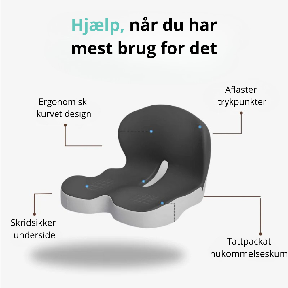 SitSure™ - Ergonomisk sædehynde for ultimativ komfort