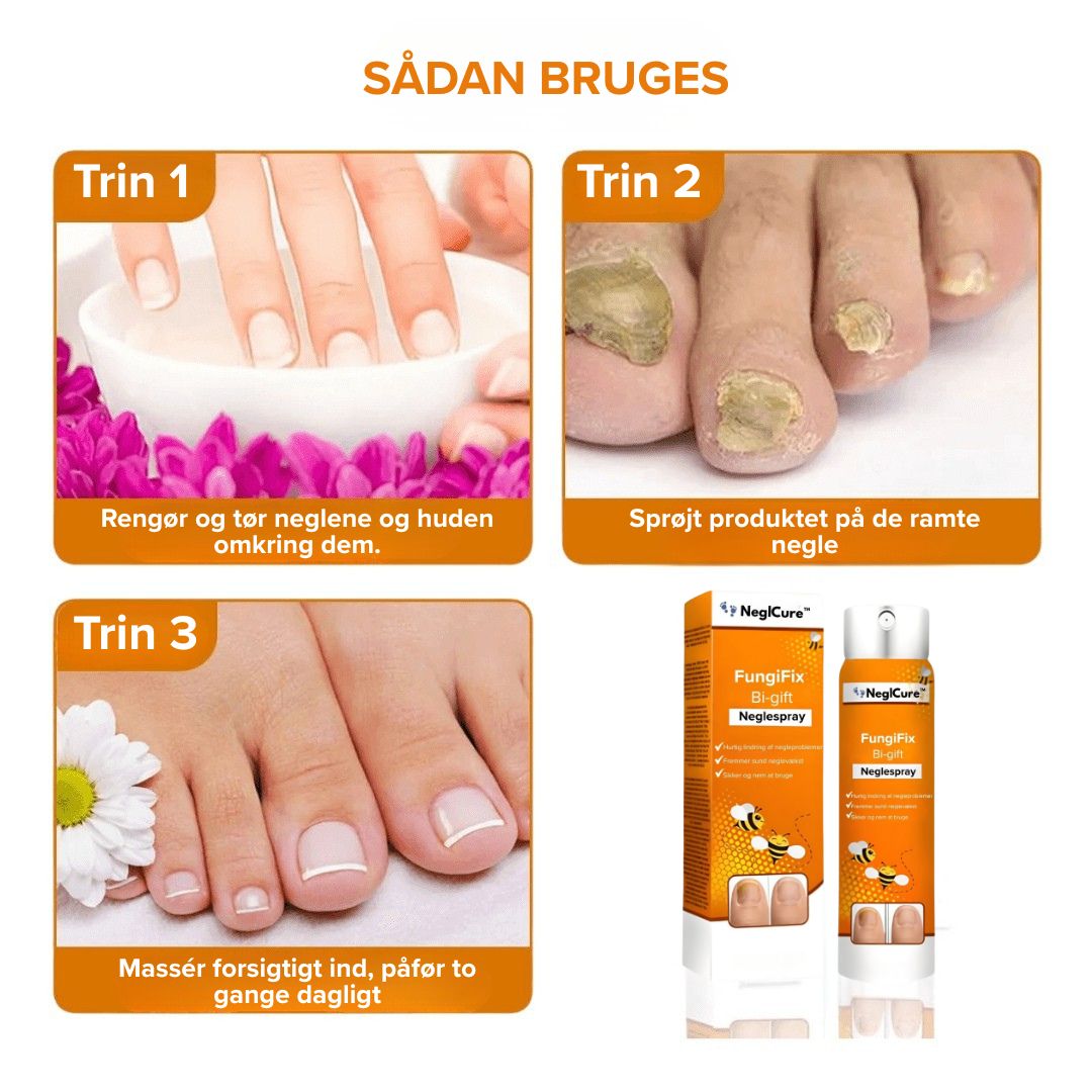 NeglCure™ - 99 % af neglesvampen væk på 7 dage!