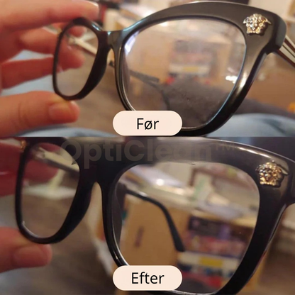 OptiClean™ | Krystalklare briller på ét minut!