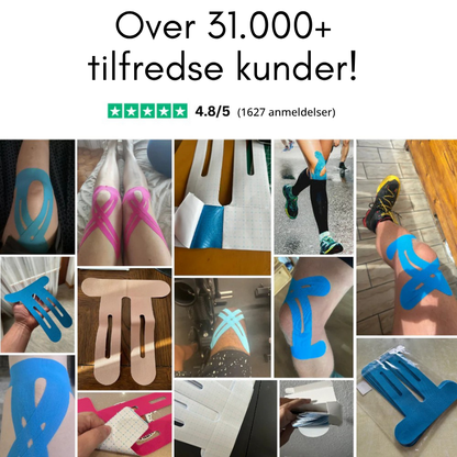 FlexTape™ - Fysioterapeut-testet knæstøtte på sekunder!