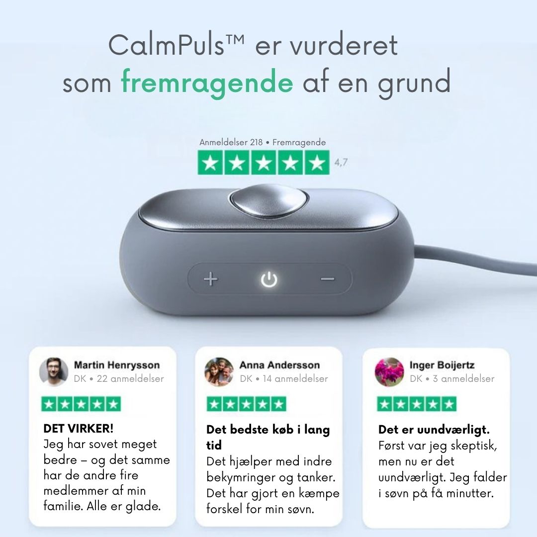 CalmPuls™ - Beroligende teknikker til dem, der kæmper med angst, søvnproblemer eller indre stress