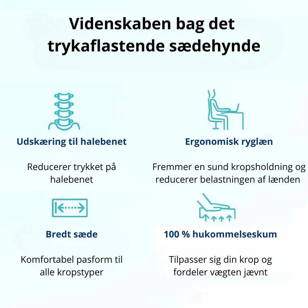 SitSure™ - Ergonomisk sædehynde for ultimativ komfort