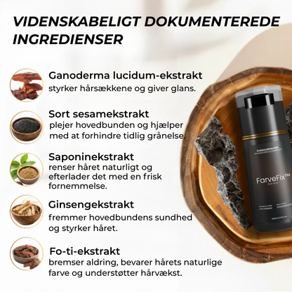FarveFix™ - Den nemmeste måde at skjule gråt hår på naturlig vis