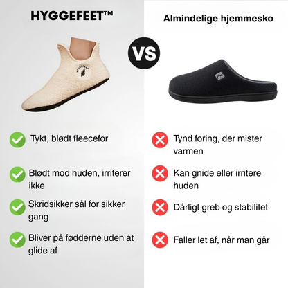 HyggeFeet™ - Ultimativ komfort Fuzzy hjemmesko