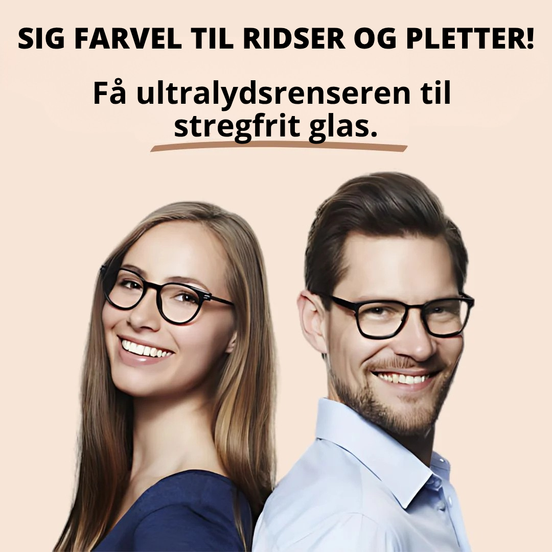 OptiClean™ | Krystalklare briller på ét minut!