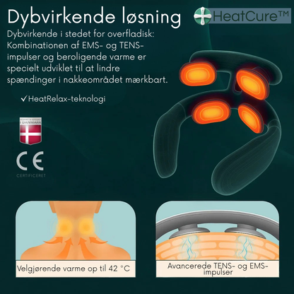 HeatCure™ - Professionel dybdegående varmemassage til din nakke