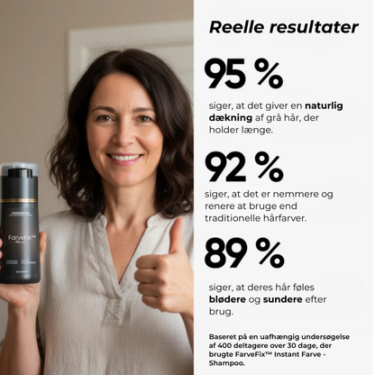 FarveFix™ - Den nemmeste måde at skjule gråt hår på naturlig vis