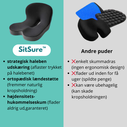 SitSure™ - Ergonomisk sædehynde for ultimativ komfort