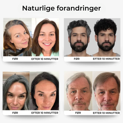 FarveFix™ - Den nemmeste måde at skjule gråt hår på naturlig vis