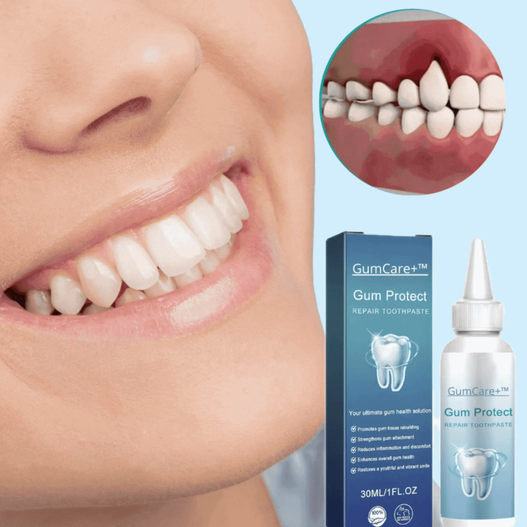 GumCare+™ - Gendanner tilbagetrækket tandkød i 93% af tilfældene inden for 4 dage!