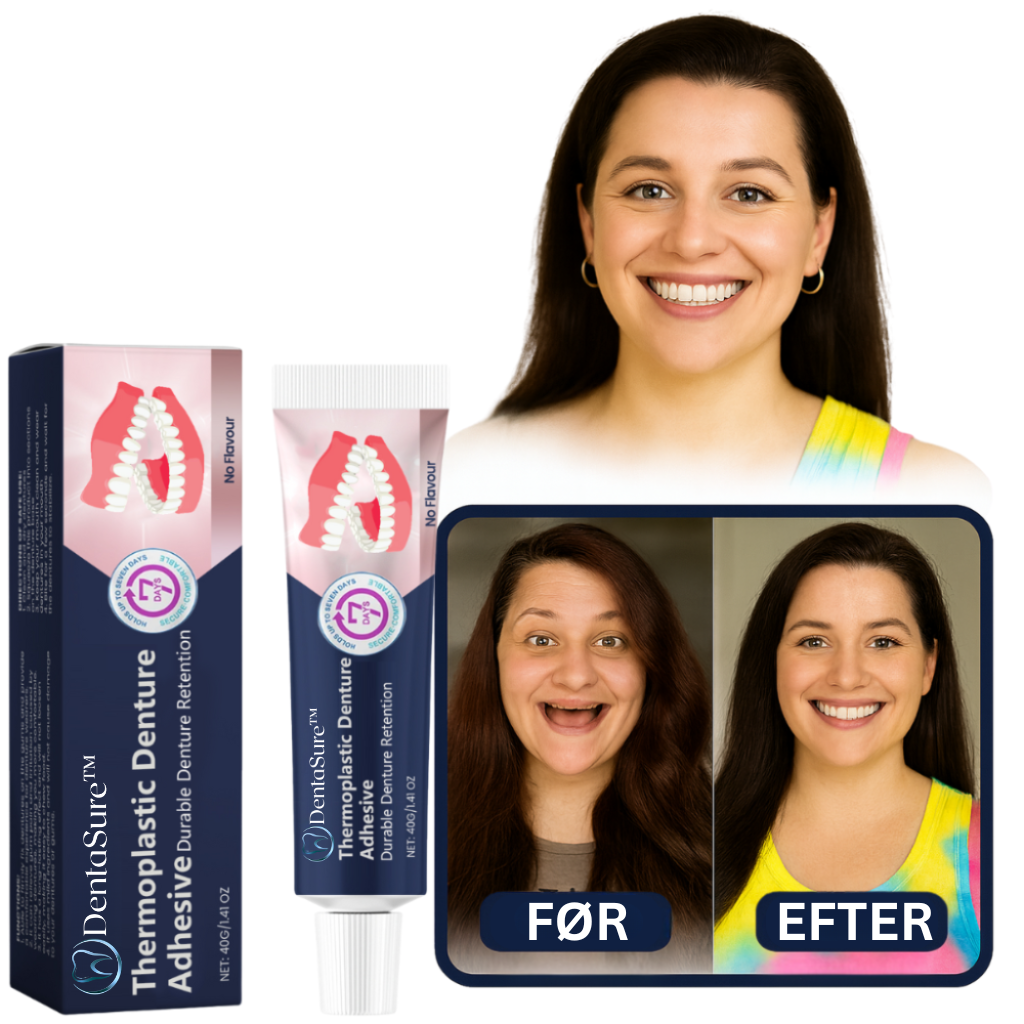 DentaSure™ - Forbedrer protesens vedhæftning med 92 % inden for 3 dage