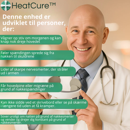 HeatCure™ - Professionel dybdegående varmemassage til din nakke