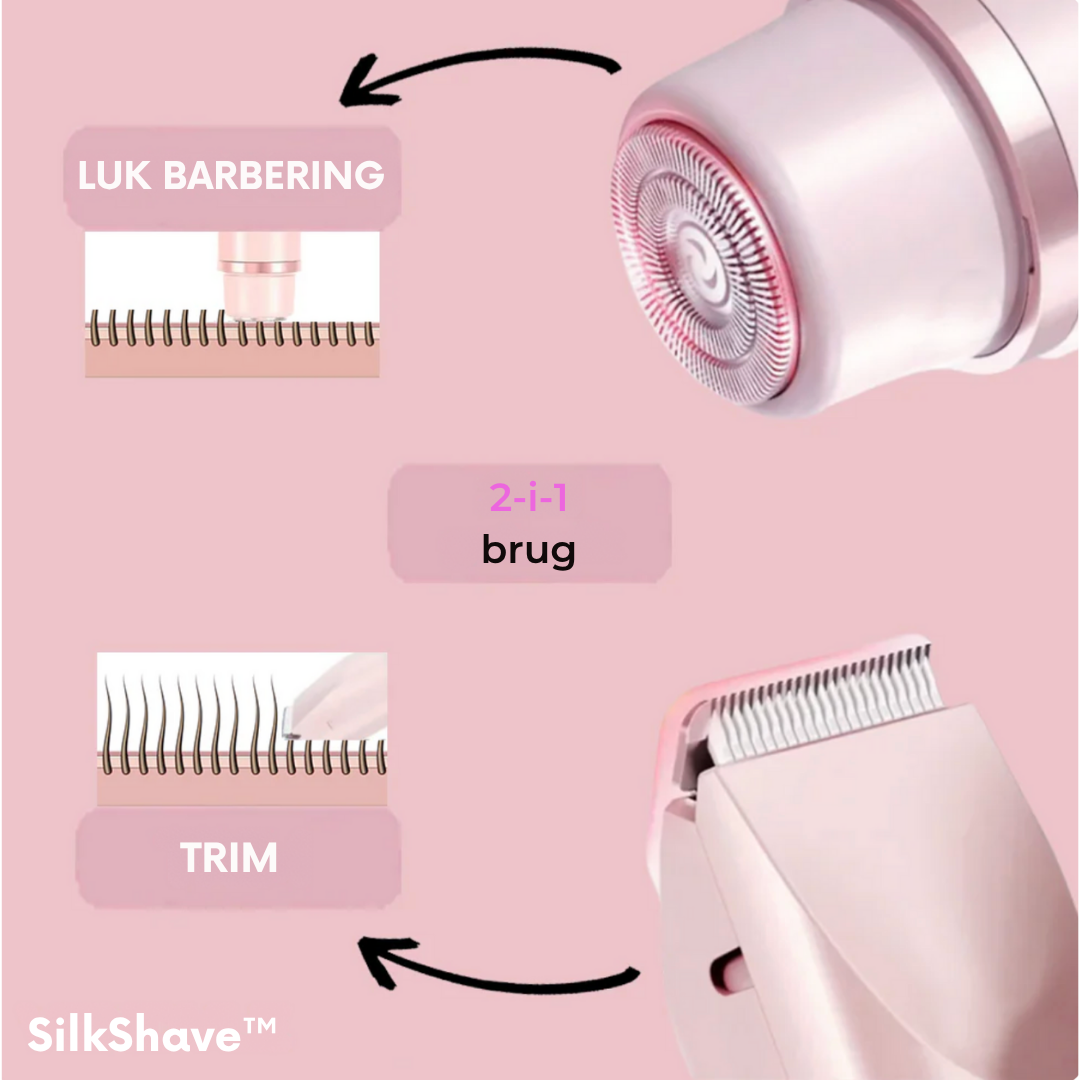 SilkShave™ 2-i-1 Kropsbarbermaskine til kvinder