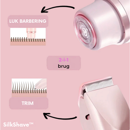 SilkShave™ 2-i-1 Kropsbarbermaskine til kvinder