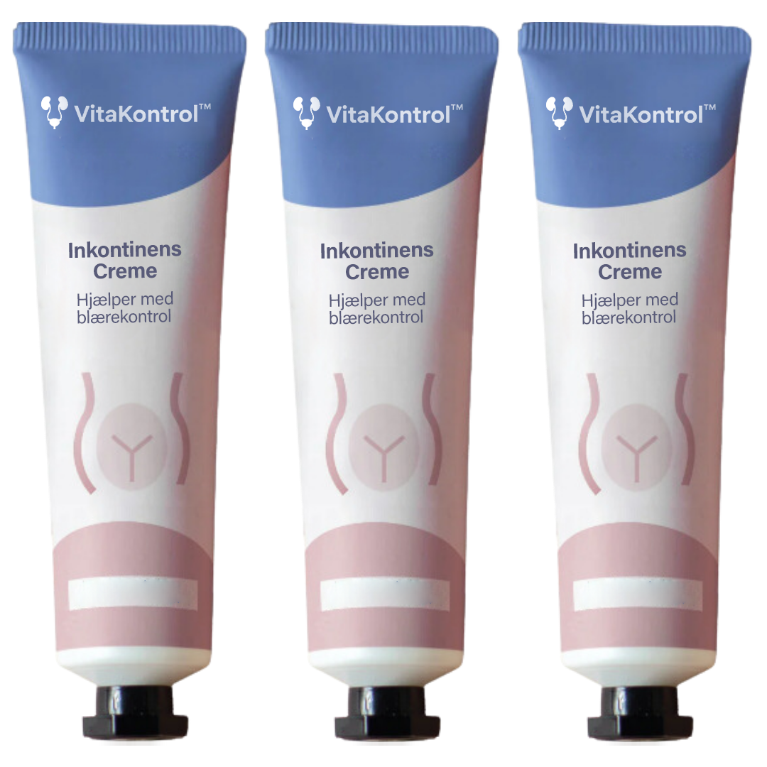 VitaKontrol™ Inkontinenscreme | Genvind blærekontrollen på kun 11 minutter