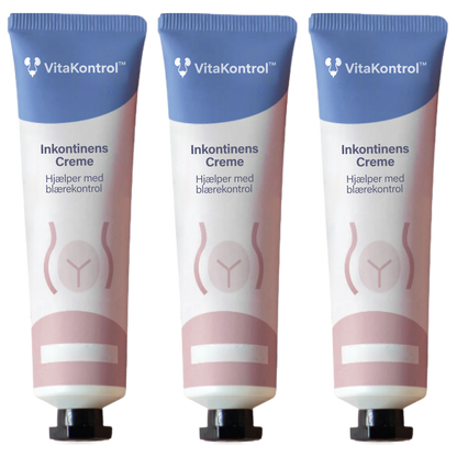VitaKontrol™ Inkontinenscreme | Genvind blærekontrollen på kun 11 minutter