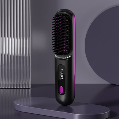 Veluxe™ GoBrush PRO - Sig farvel til dårlige hårdage med denne bærbare glattejernsbørste