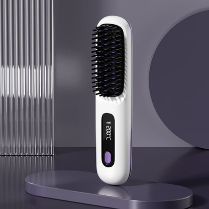 Veluxe™ GoBrush PRO - Sig farvel til dårlige hårdage med denne bærbare glattejernsbørste