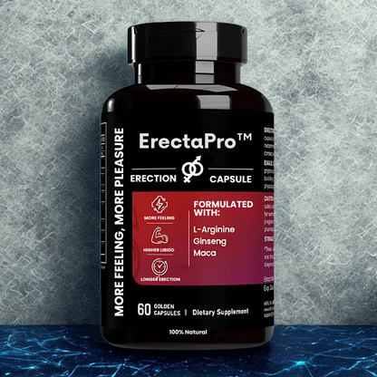 ErectaPro™ - Gendan 93 % af din styrke og bliv stenhård på bare 5 minutter!